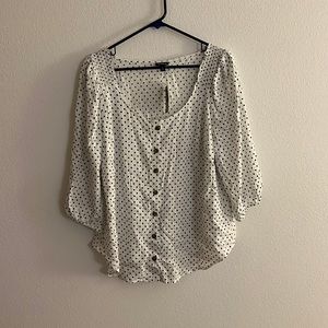 Torrid polka dot top size 0 L 12.